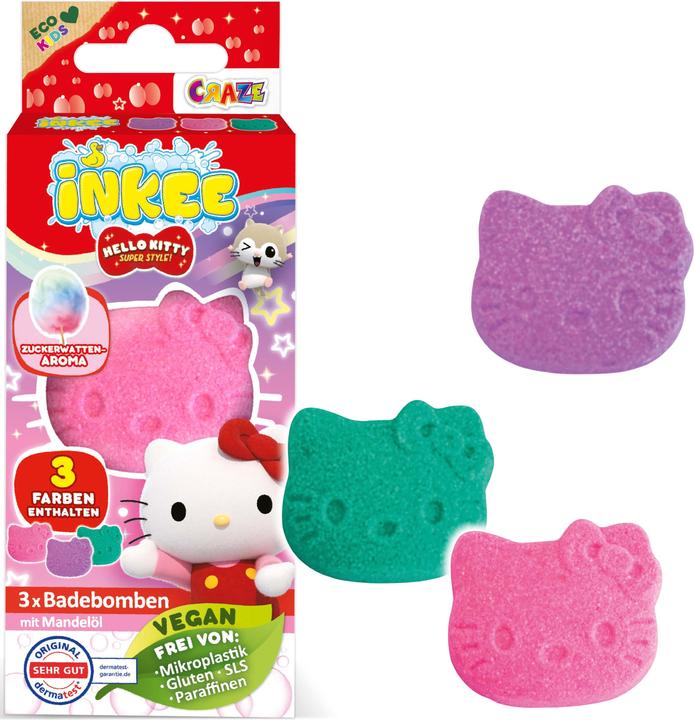 Produktbild Craze Mini Pack Hello Kitty (Badepralinen, 60 g)