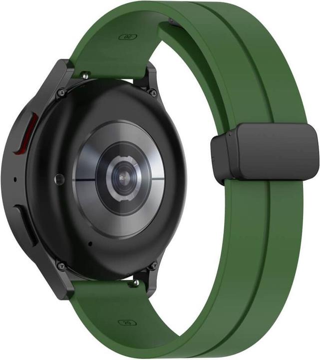 Produktbild Cover-Discount Silikon Ersatzarmband 20mm armygrün (20 mm, Silikon)