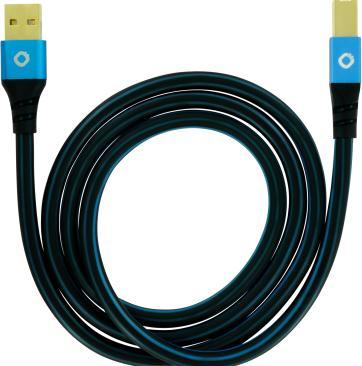 Immagine prodotto Oehlbach Cavo di collegamento USB 2.0 A/B "USB Plus B" 7,50 m (7.50 m, USB 2.0, 2.50 W)