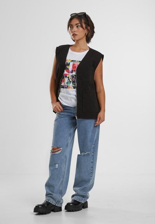 Actual product image Merchcode Ladies RUN DMC Floral Tee (S)