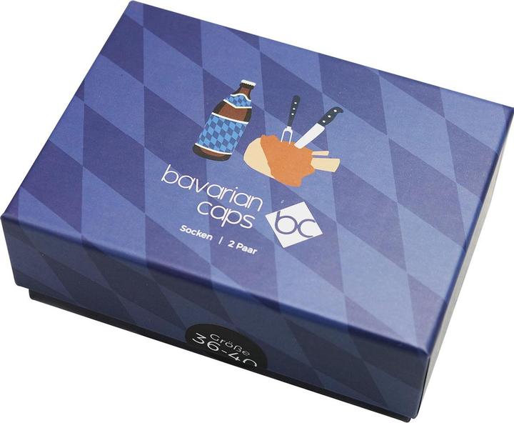 Produktbild Bavarian Caps Schmankerl 2er Sockenbox (2er Pack, 41 - 46)