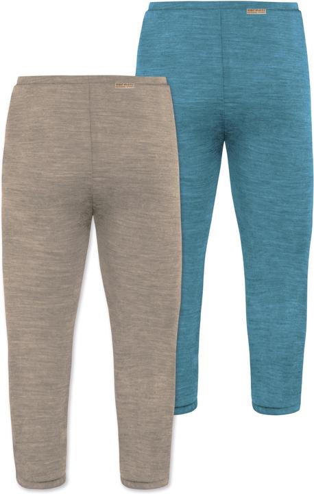 Produktbild Normani 2er Pack Baby Merino Unterhose mit Füssen - 9539 (86)