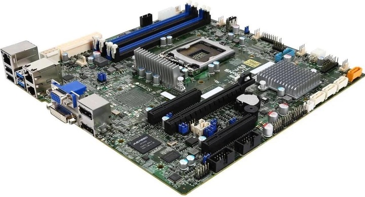 Actual product image Supermicro X11SSZ-F - Motherboard - micro ATX (LGA 1151, Intel C236, mATX)
