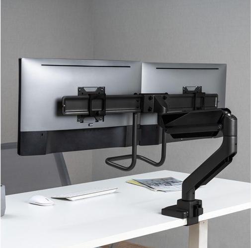 Actual product image Audizio Heavy duty dual monitor arm with handle MAD20F up to 16 kg (Table, 32")