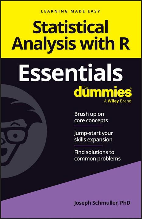 Immagine prodotto Statistical Analysis with R Essentials for Dummies (Inglese, J Schmuller, Joseph Schmuller, 2024)