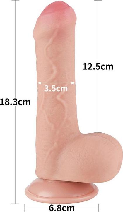 Produktbild Lovetoy Skin Dildo 18.3 cm