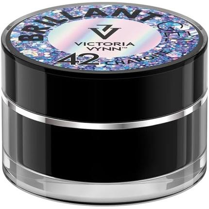Actual product image Visconti Di Modrone Victoria Vynn Brilliant Gel Polish Nail Art Decoration Glitter Sparkle UV LED 5g 42 Charoite