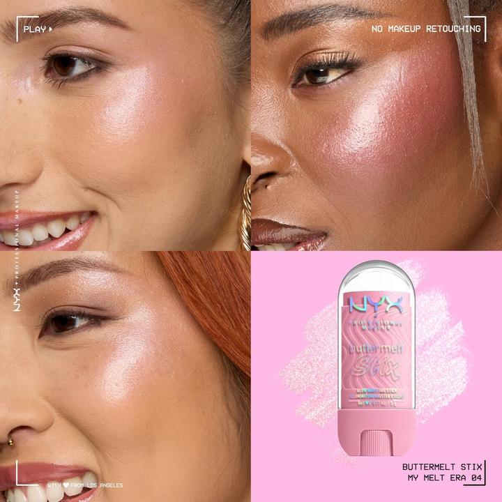 Produktbild NYX Professional Make-Up Buttermelt (#FECDDE, 04 My Melt Era, 4, My Melt Era, Highlighter, 5 g)