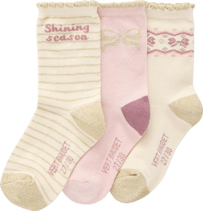 Produktbild Vertbaudet 3er-Pack Weihnachts-Socken in Geschenkbox, Mädchen (3er Pack, 23 - 26)