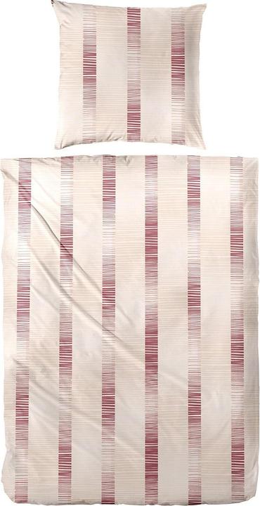 Produktbild Enrico Coss Feinbiber Bettwäsche Gladstone rot (Bettwäsche Set, 135x200 cm + 80x80 cm)