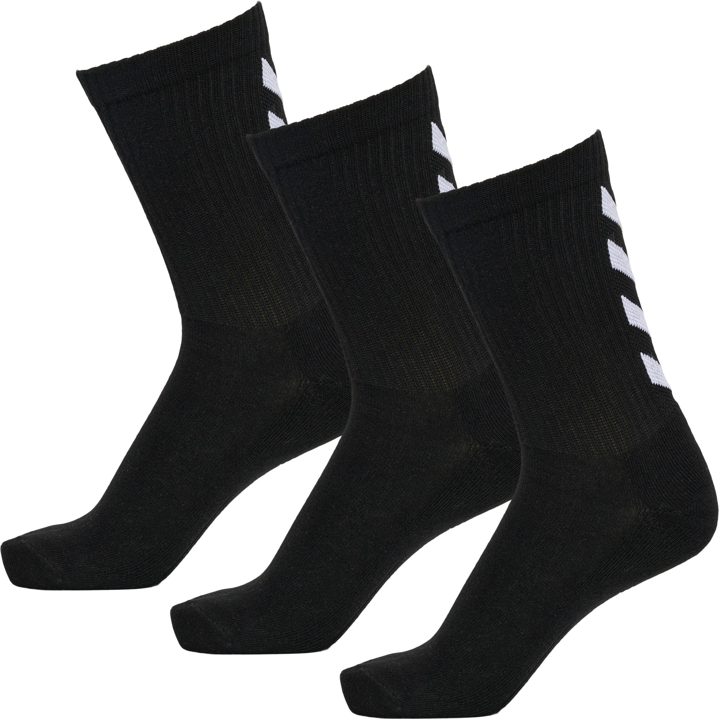 hummel, Herren, Sportsocken, Fundamental 3-Pack Sock (36 - 40), Schwarz