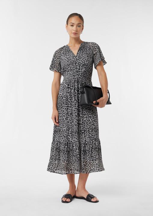Image du produit Comma Kleid Maxikleid aus strukturiertem Chiffon (44)