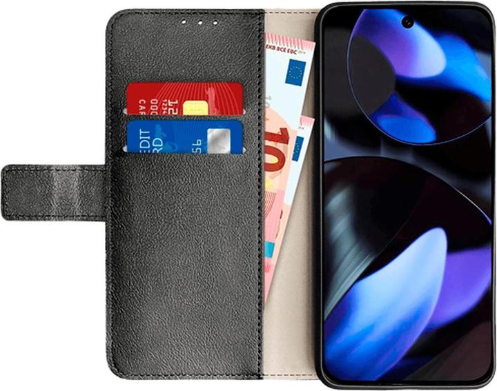 Produktbild Just in Case Pu-Leder Book Hülle Schwarz Google Pixel 9a (Google Pixel 9a)