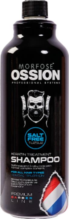 Produktbild Morfose Ossion Barber Keratin Treatment Shampoo szampon do wszystkich rodzajów włosów Salt Free (1000 ml)