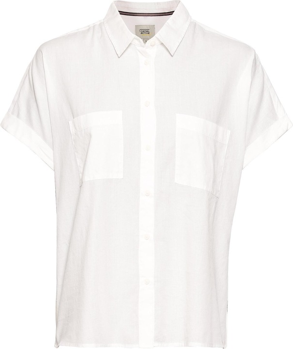 Camel Active Halbarm Bluse aus einem Baumwoll-Twill