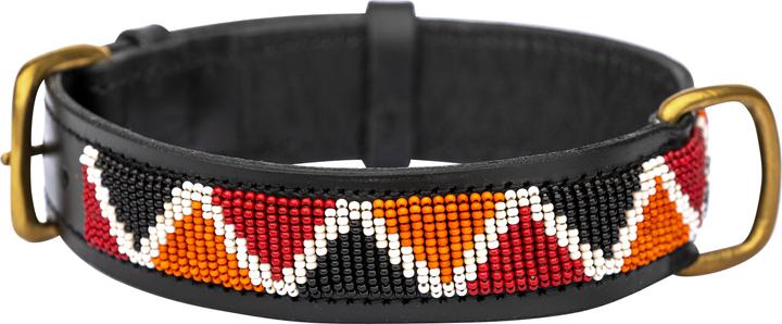 Kampuni Hundehalsbånd Himba sort small, 46x2,5 cm (Hund)