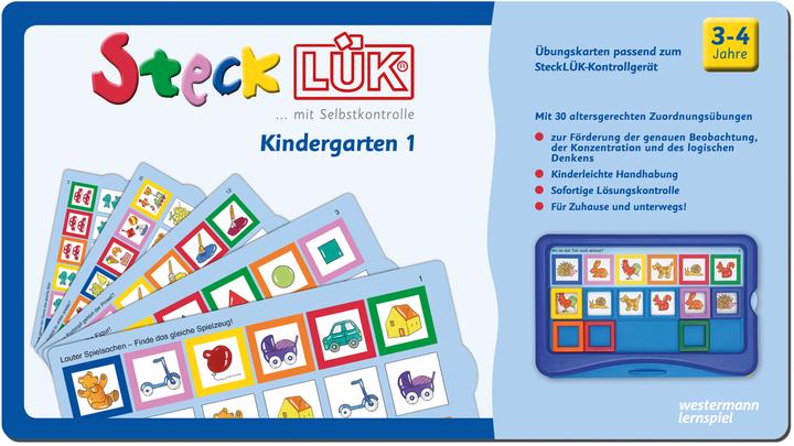 Actual product image SteckLÜK. Kindergarten 1: Age 3 - 4 (blue) (German)