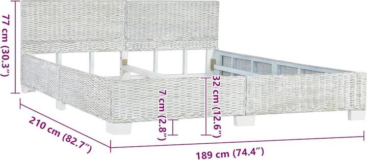 Image du produit vidaXL Bettgestell (180 x 200 cm)