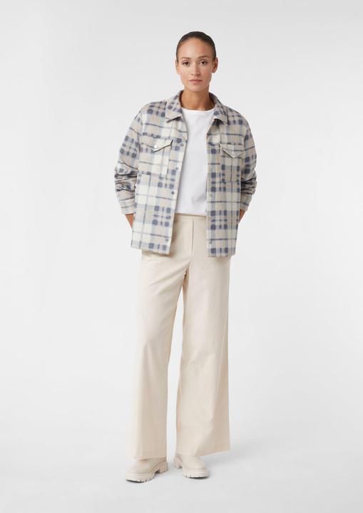 Actual product image Comma Hose Wide-Leg-Hose aus Feincord mit Elastikbund (44)