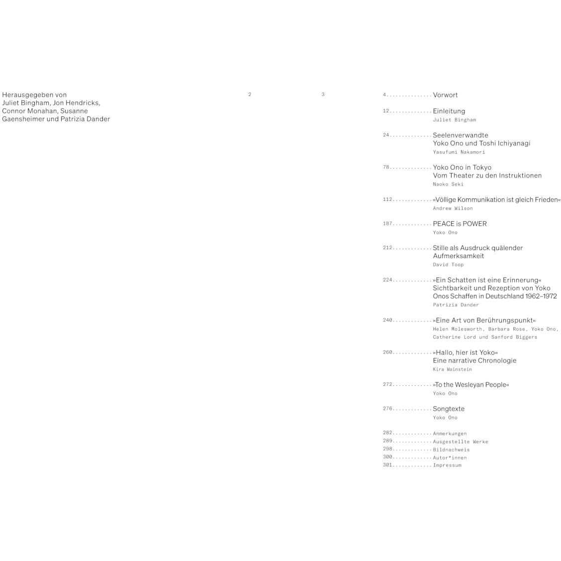 Thumbnail - Yoko Ono, Sachbücher von Susanne Gaensheimer, Juliet Bingham, Connor Monahan, Jon Hendricks, Patrizia Dander