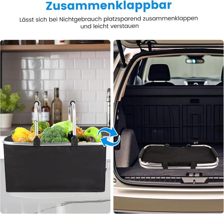 Produktbild Aokley Isolierter Picknick- und Einkaufskorb