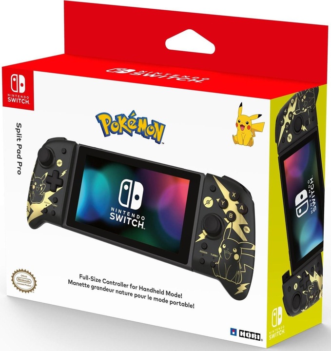 Actual product image HORI Split Pad Pro - Pikachu Black & Gold Edition (Switch)