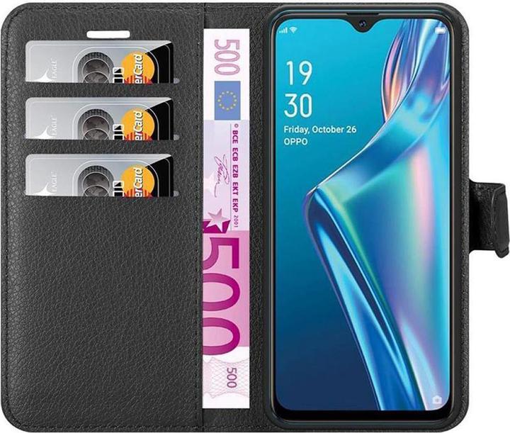 Actual product image Cadorabo Book with stand function cover (Oppo A12)