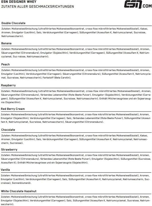 Produktbild ESN Designer (1000 g, 1x, Vanille)