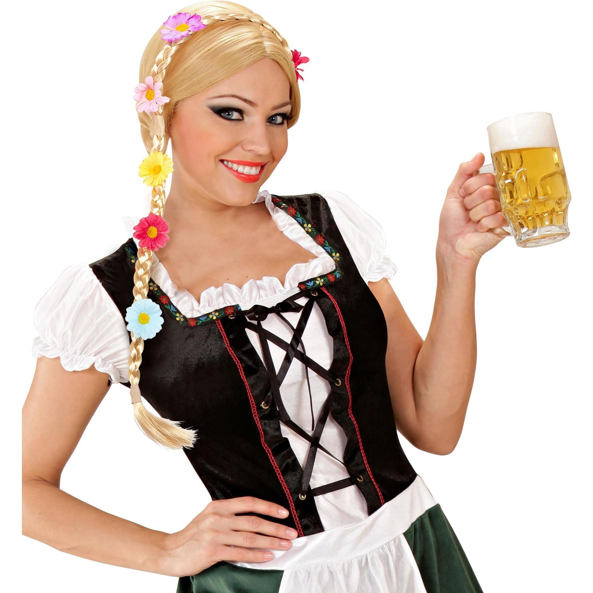 Widmann Kopfschmuck Blumenzopf
