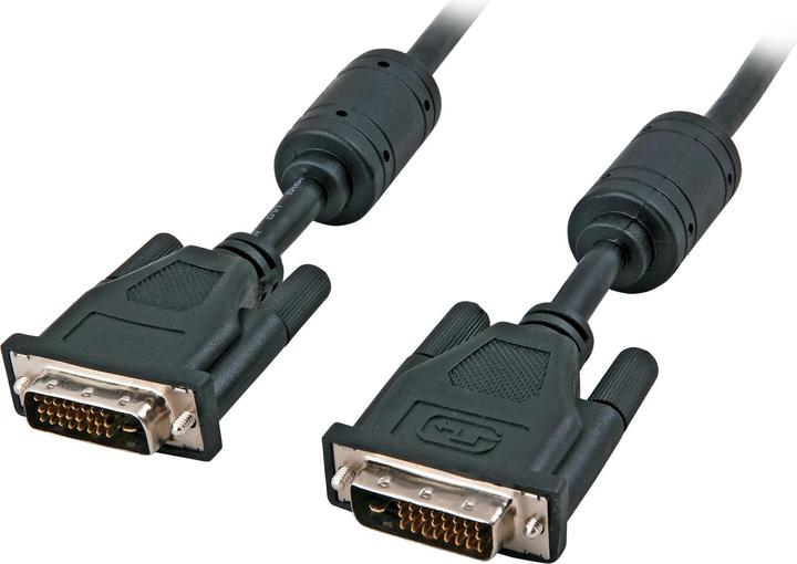 Produktbild EFB Elektronik DVI-D Dual Link,2x DVI-D 24+1,St.-St.,AWG 28,5,0m,sw (5 m, DVI)