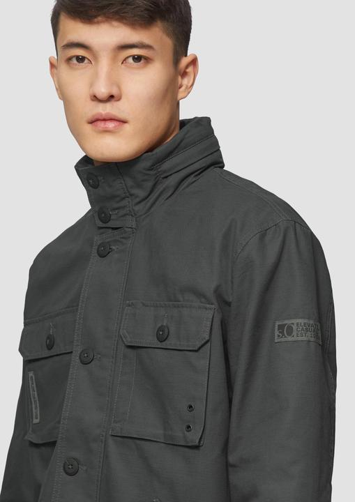 Image du produit S.Oliver Outdoor-Jacke Jacke im Utility-Stil mit Kapuze im Kragen (M)
