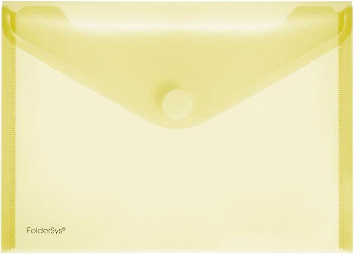 Image du produit Foldersys Pochette pour documents, DIN A5 paysage, fermeture velcro, PP (A5, 10 x)