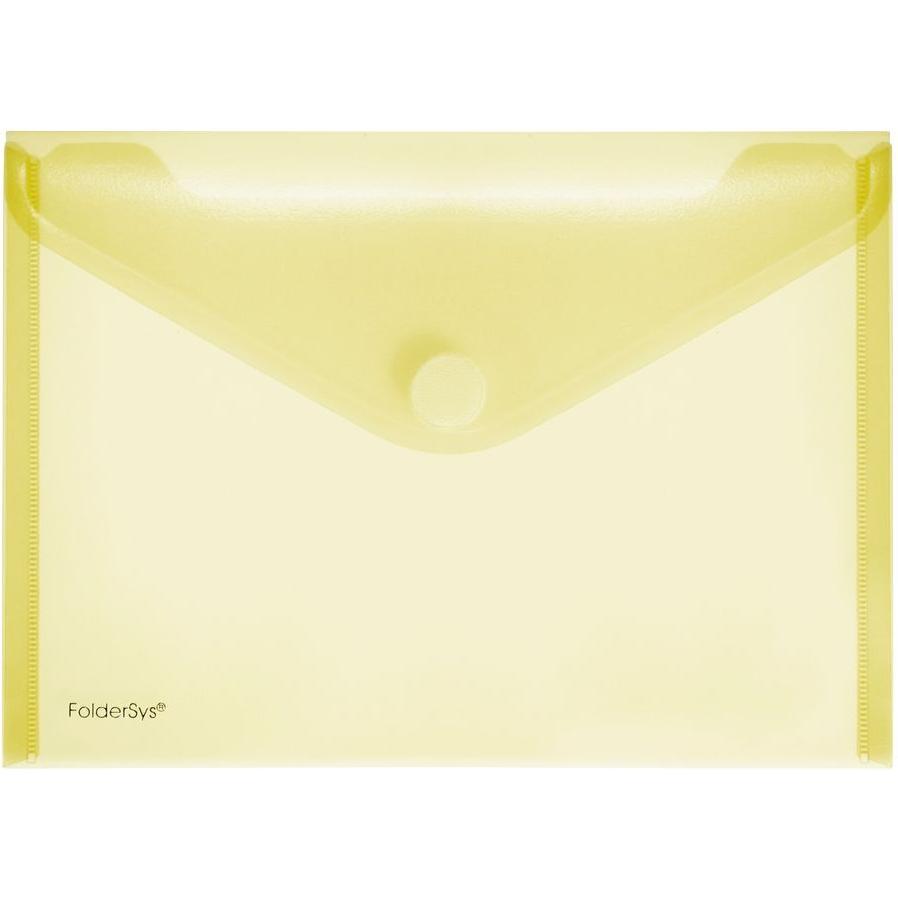 10x Foldersys, Mappe, Dokumententasche, DIN A5 quer, Klettverschluss, PP (A5, 10 x)