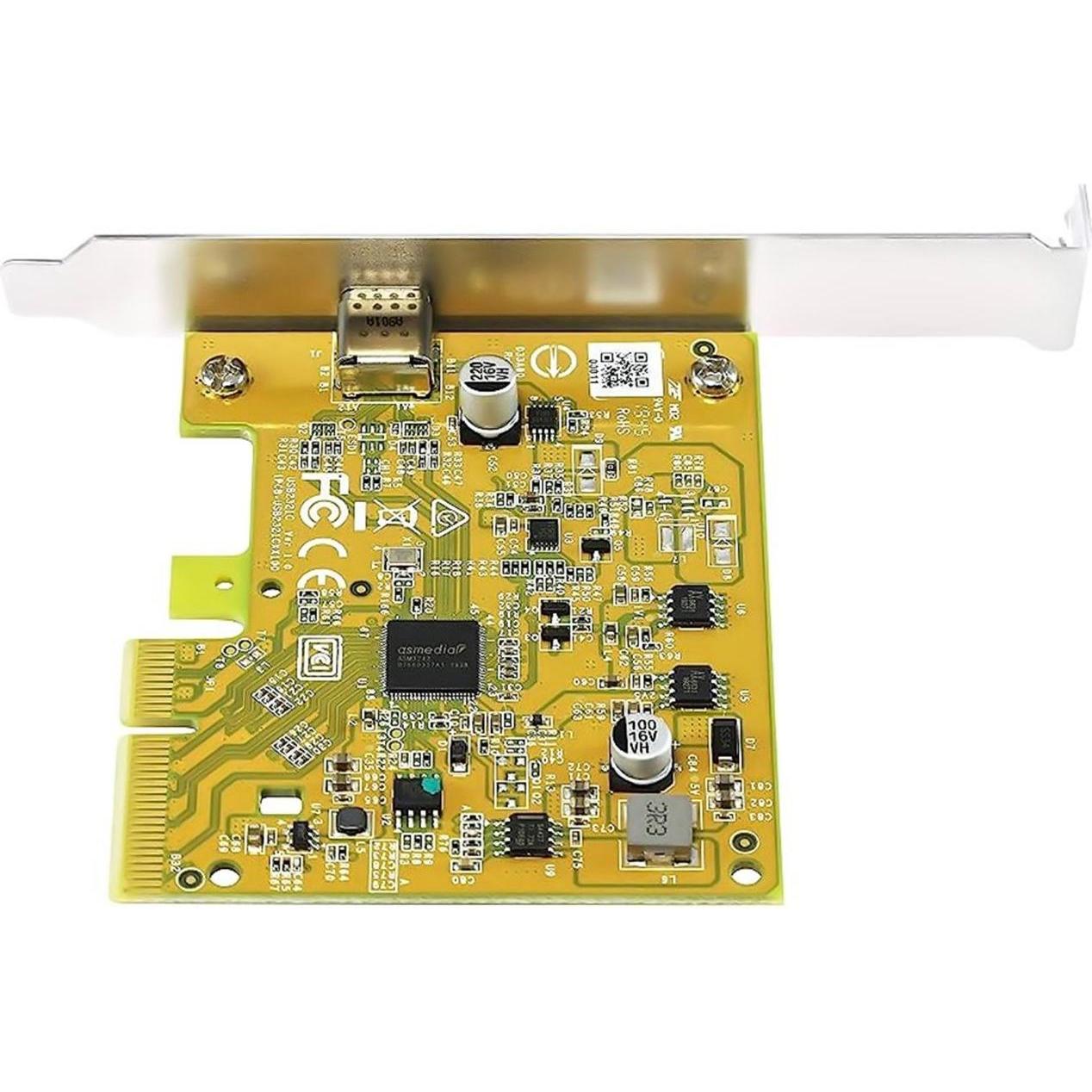 Thumbnail - Sunix IO PCIe3.0 x4 1xUSB3.2 Gen2 Type-C 20GBit USB2321C/LP+++, Kontrollerkarte