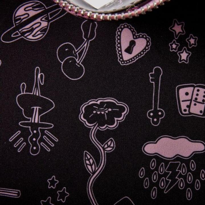 Image du produit Loungefly Valfre Lucy Tattoo Heart Rucksack 26cm