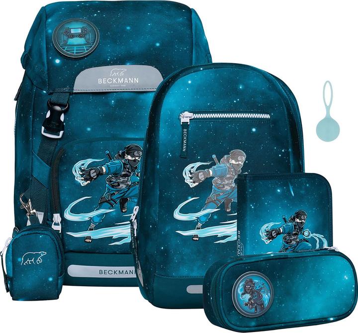 Mitama Zaino Scuola, New Plus, Zaino Triplo Scomparto, Tasche