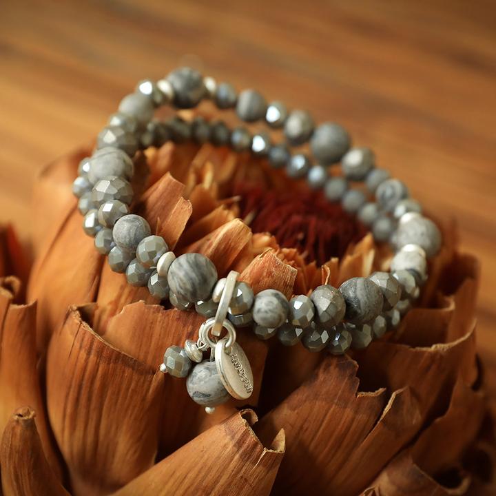 Produktbild Andreani Armband mit echtem Amazonite (Braun, Glas, Metall, Nude, Steine)