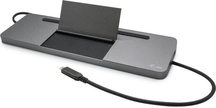 Actual product image i-tec USB-C Metal 4K 3xDisplay DS 1xHDMI1xVGA1xDP 1xSD+1xmicroSD CR 1xGLAN 1x3.5mmAudio 2xUSB 3.0 2x (USB-C, 9 ports)