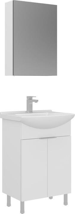 Produktbild Homitis Purus 55 Bathroom Cabinet With Sink & Mirror Set (2 Pieces)