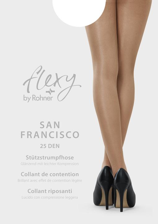 Actual product image Flexy San Francisco tights, colour 208 hazelnut, size 42-44 (25 DEN, 42 - 44)
