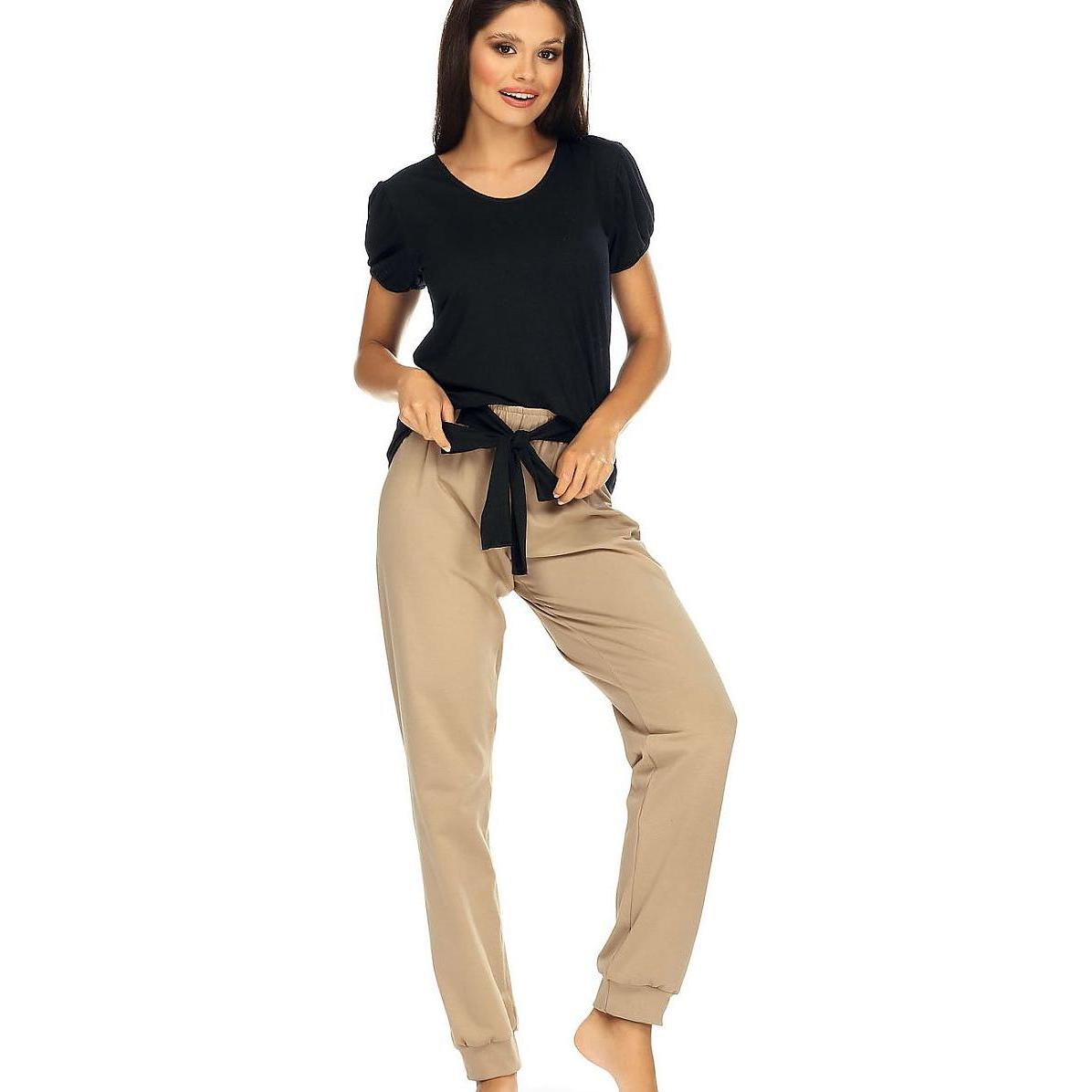 Lorin, Damen, Pyjama, Pyjama, Schwarz, (42)