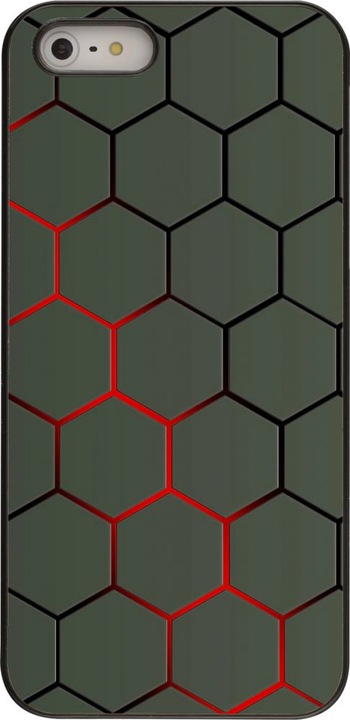 Produktbild PhoneLook Hülle Geometric Line red (Apple iPhone 5, Apple iPhone 5s)
