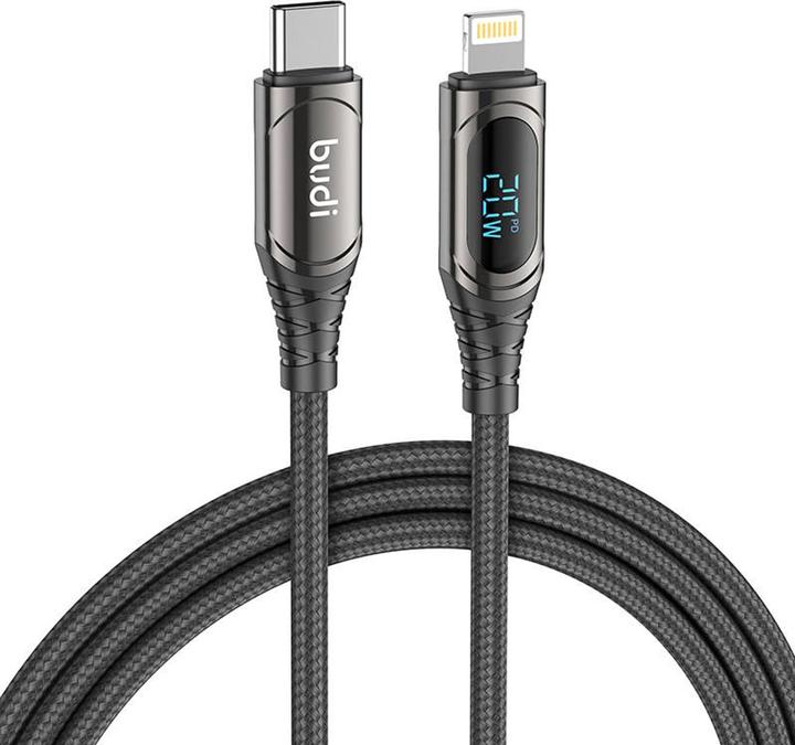 Budi iPhone cable 1.5m 20W (black) (1.50 m, 20 W)
