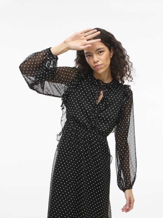 Image du produit Vila VIHARLEY Langärmeliges Maxikleid (36)