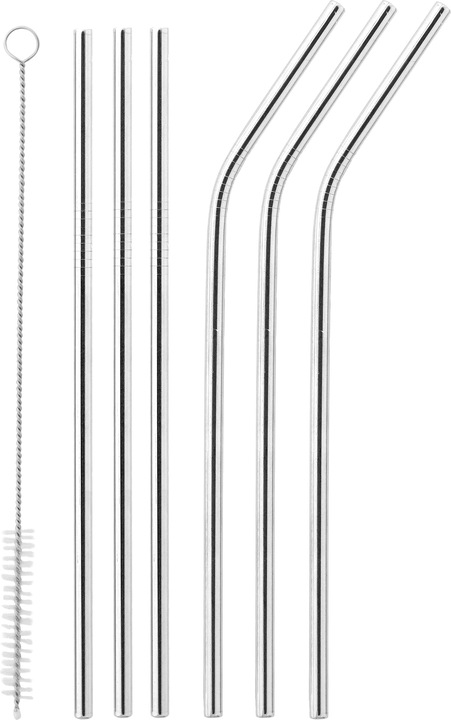Produktbild Schou 6 Stück Strohhalm + Reinigungsmittel (6 x)