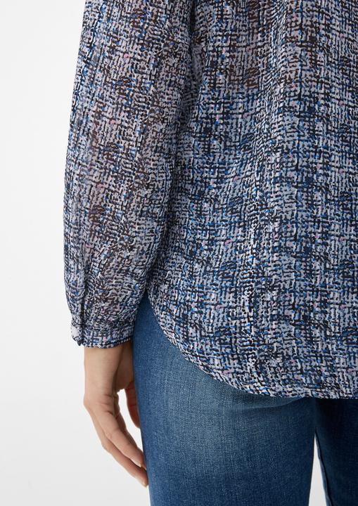 Produktbild s.Oliver Bluse Bluse in semitransparenter Optik (38)
