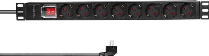 Productafbeelding LogiLink Stopcontact (8 x, CEE 7/7, 2 m)