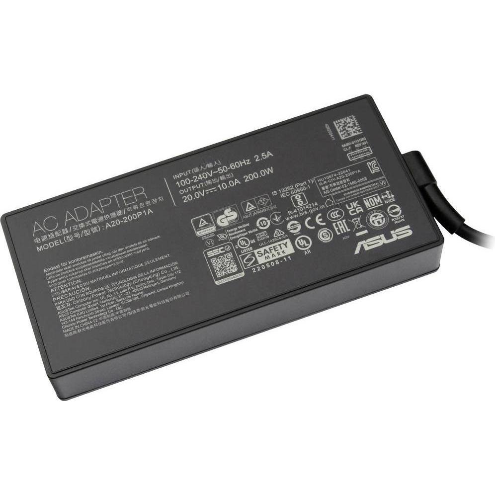 ASUS Netzteil 0A001-01120600 Notebook-Netzteil 200 W 20 V 10 A (200 W), Notebook Netzteil, Schwarz