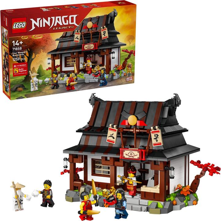 Image du produit LEGO 15-jähriges Jubiläum der Vier-Waffen-Schmiede (71858, LEGO Ninjago)