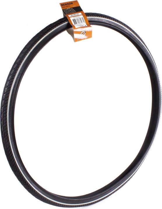 Image du produit Benson Pneu de vélo 28 x 1 5/8 x 1 3/8 ligne blanche (28 x 1 5/8 x 1 3/8, 37-622)